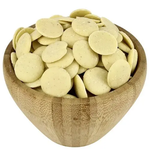 Organic White Chocolate in Bulk Pistoles - 5kg