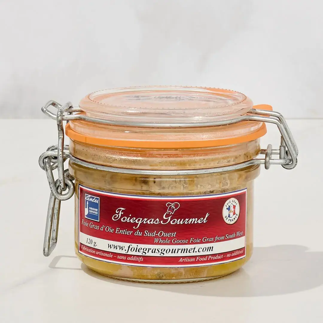 Whole Goose Foie Gras from Landes 120 g
