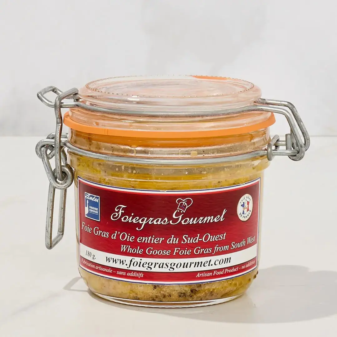 Whole Goose Foie Gras from Landes 180 g