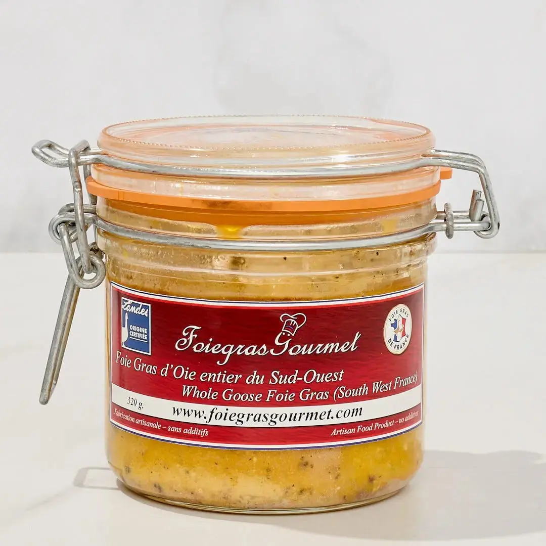 Whole Goose Foie Gras from Landes 320 g