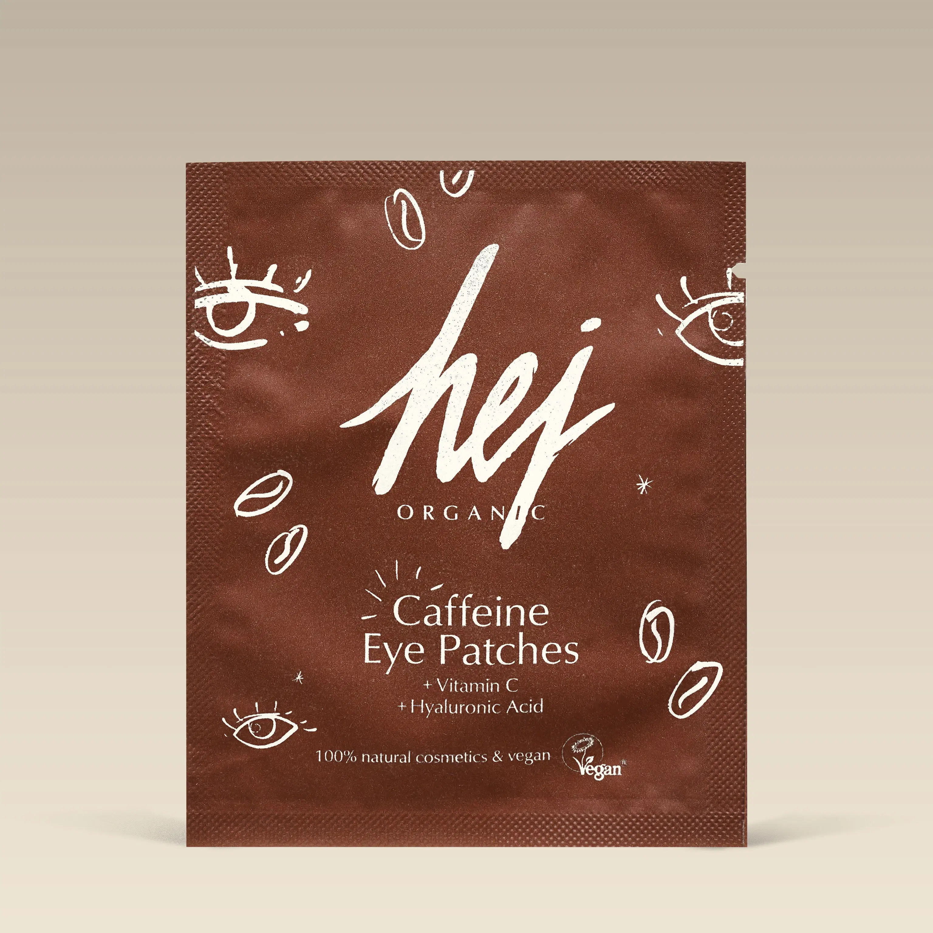 HEJ ORGANIC Caffeine Eye Patches (1 pair)