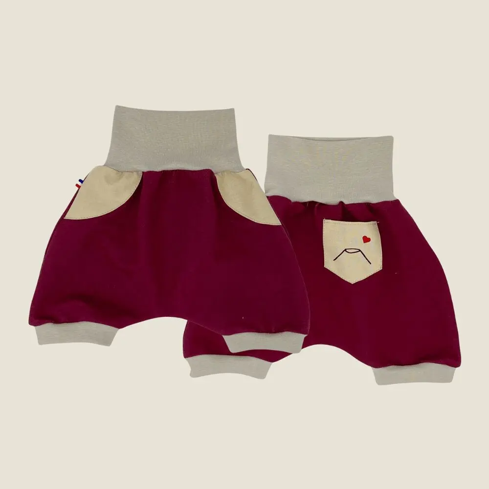 Baby-Strampelshorts – Auvergne v2 | 2 Größen für Kinder von 6 Monaten bis 5 Jahren