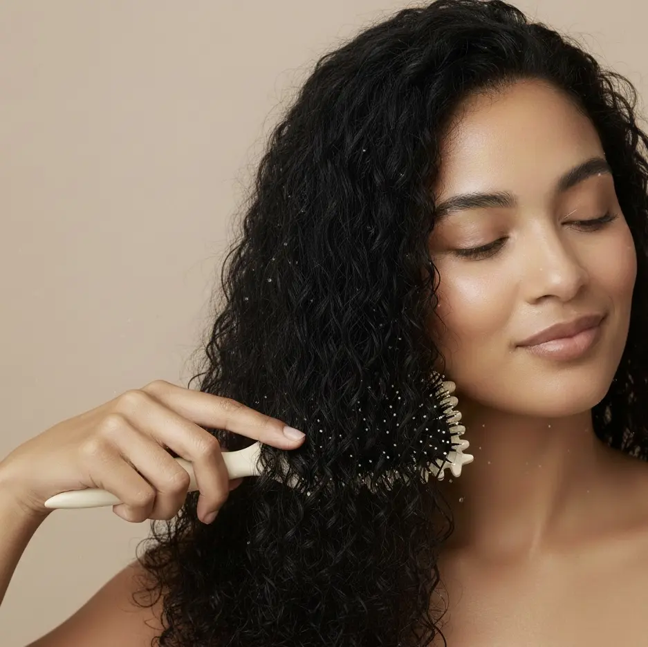 Spazzola YOSMO Define Styling Brush - Definizione e districazione professionale dei ricci - Per tutti i tipi di ricci