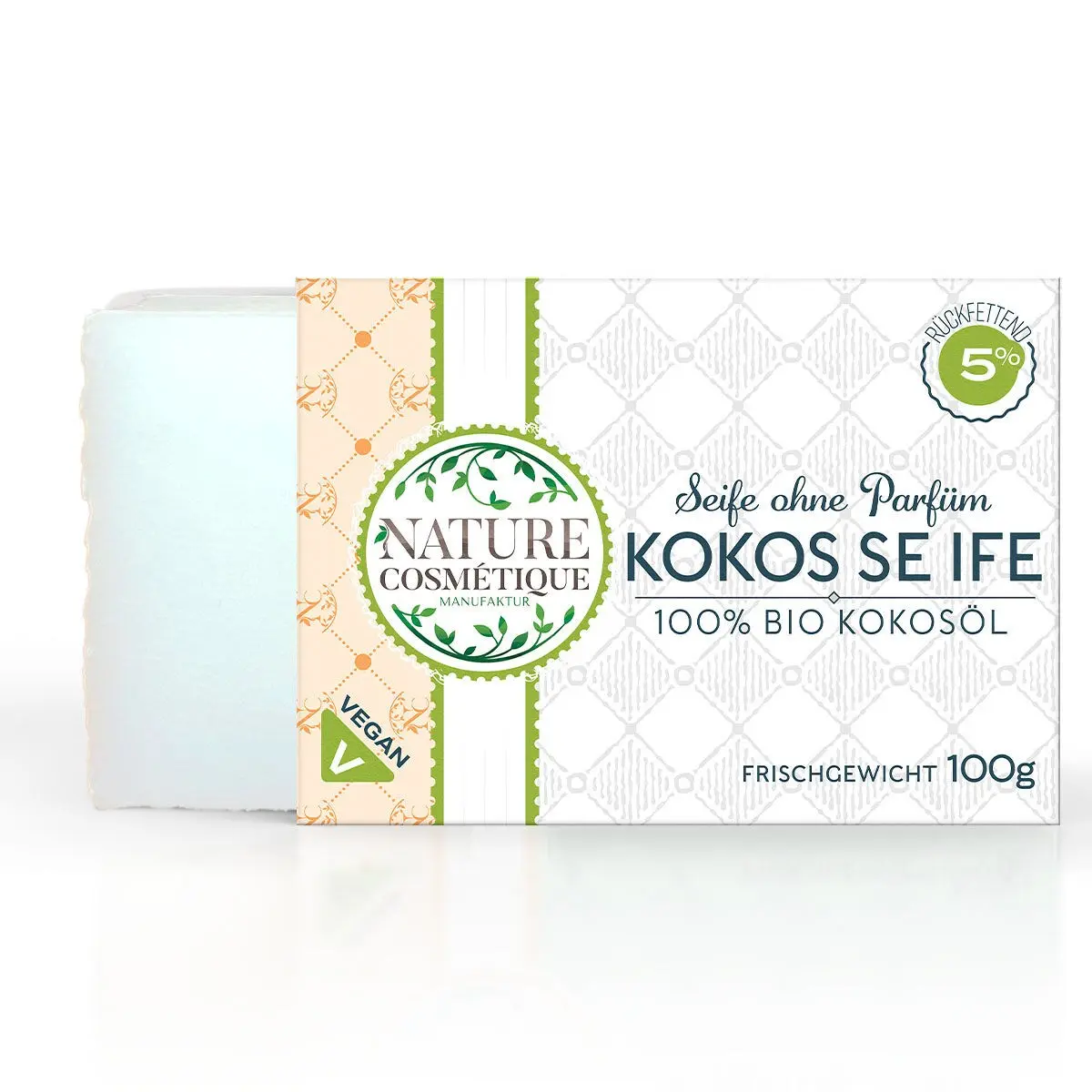 Kokos Seife naturrein Bio - 100g