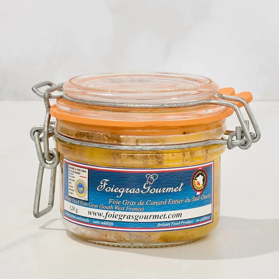 Whole Duck Foie Gras from the Southwest 120 g