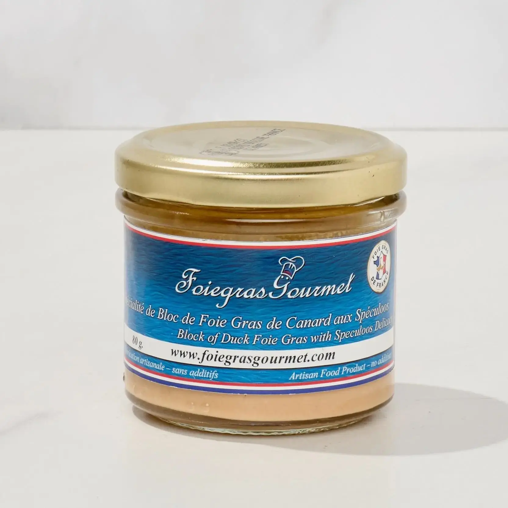 Specialty of Duck Foie Gras Block with Espelette Pepper 80 g