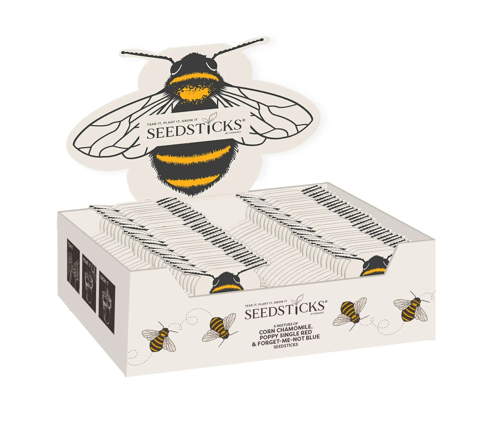 Bee Seedsticks® Display Box