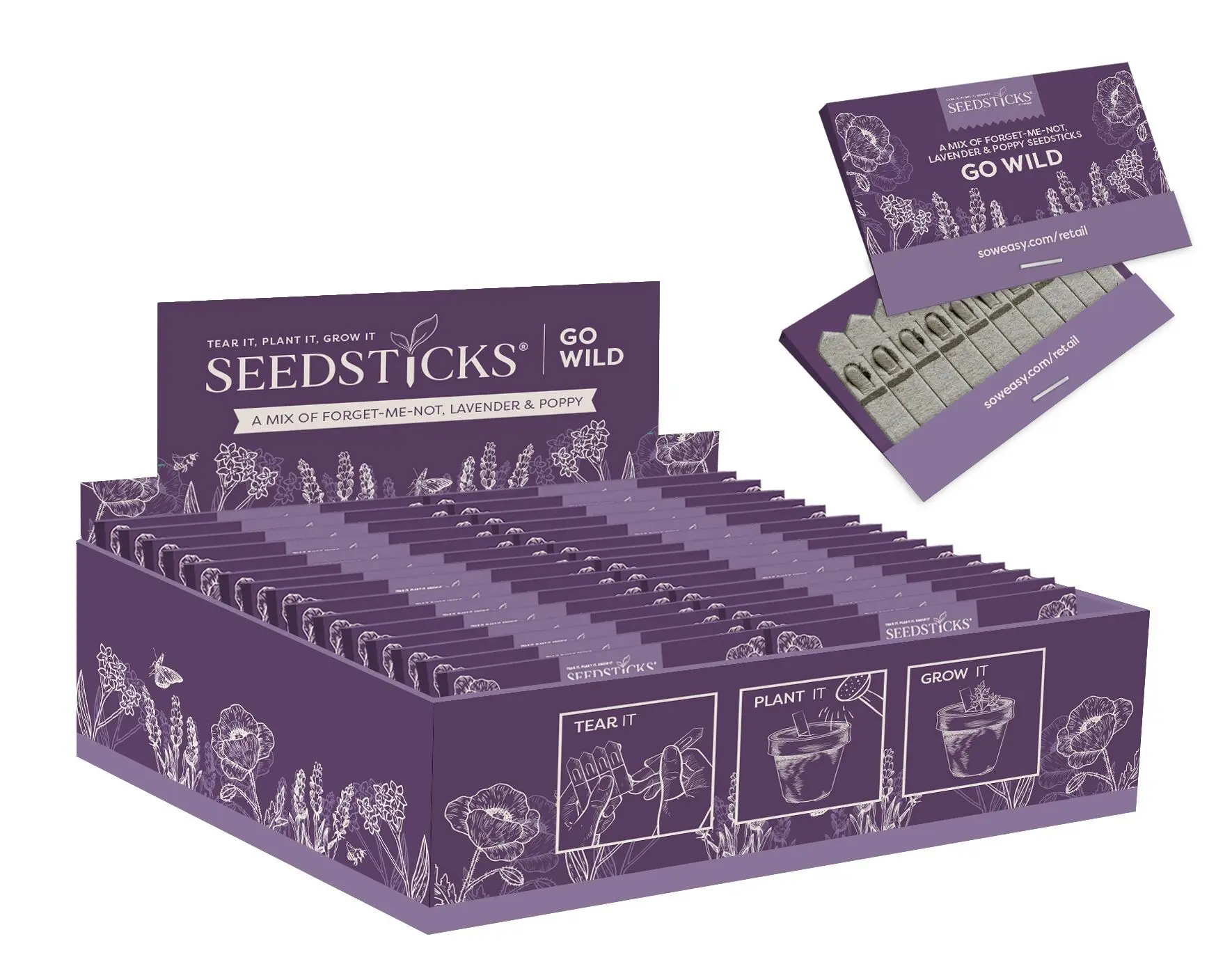 Go Wild - Display Boxes