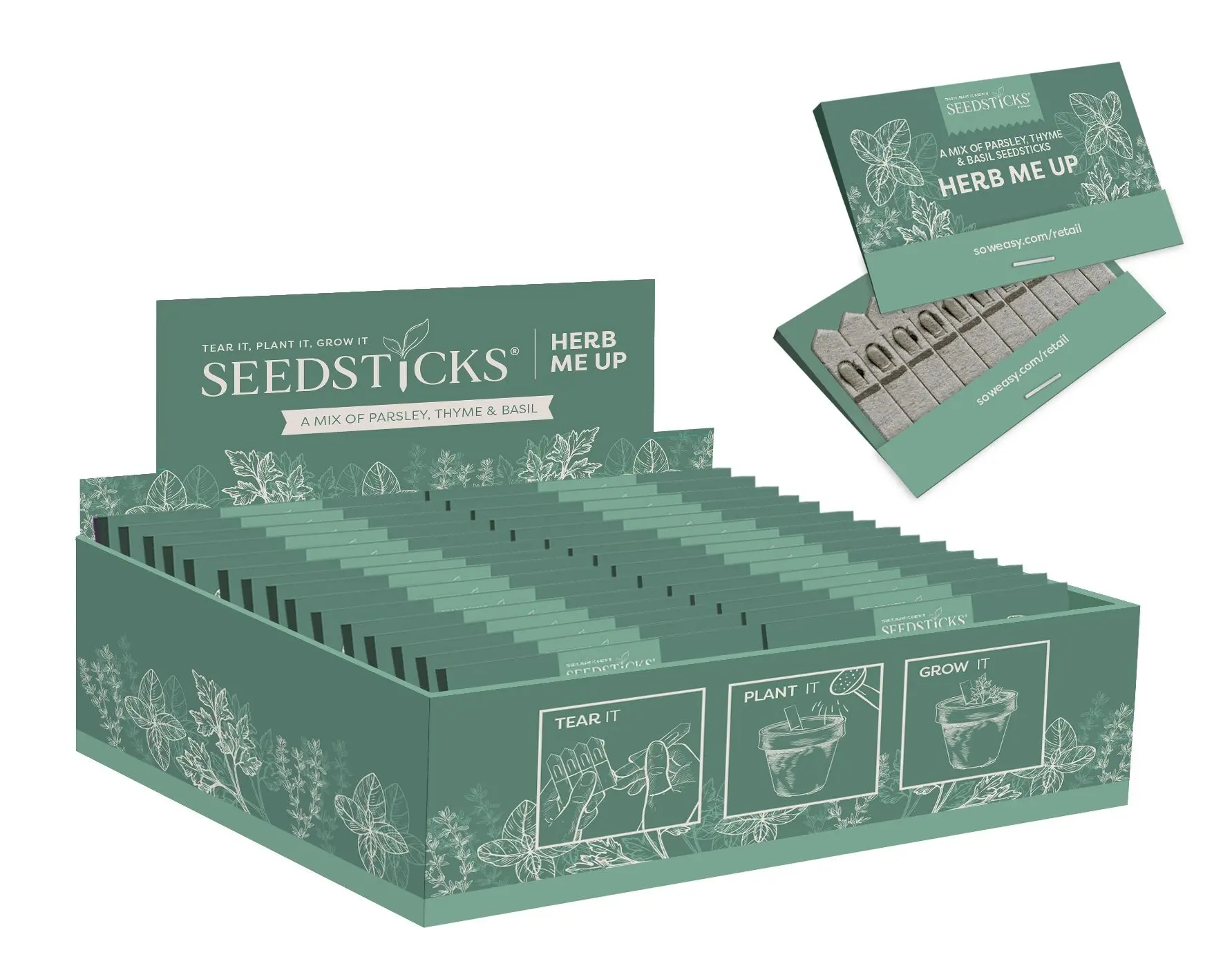 Herb me up - Display Boxes