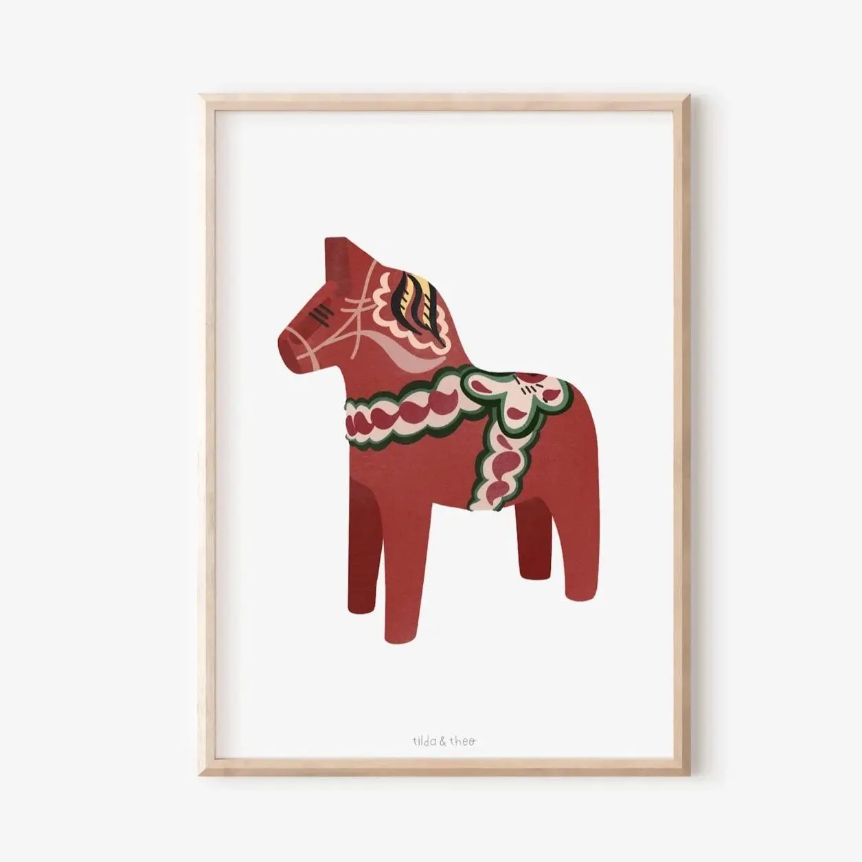 Affiche - Cheval de Dala Suède