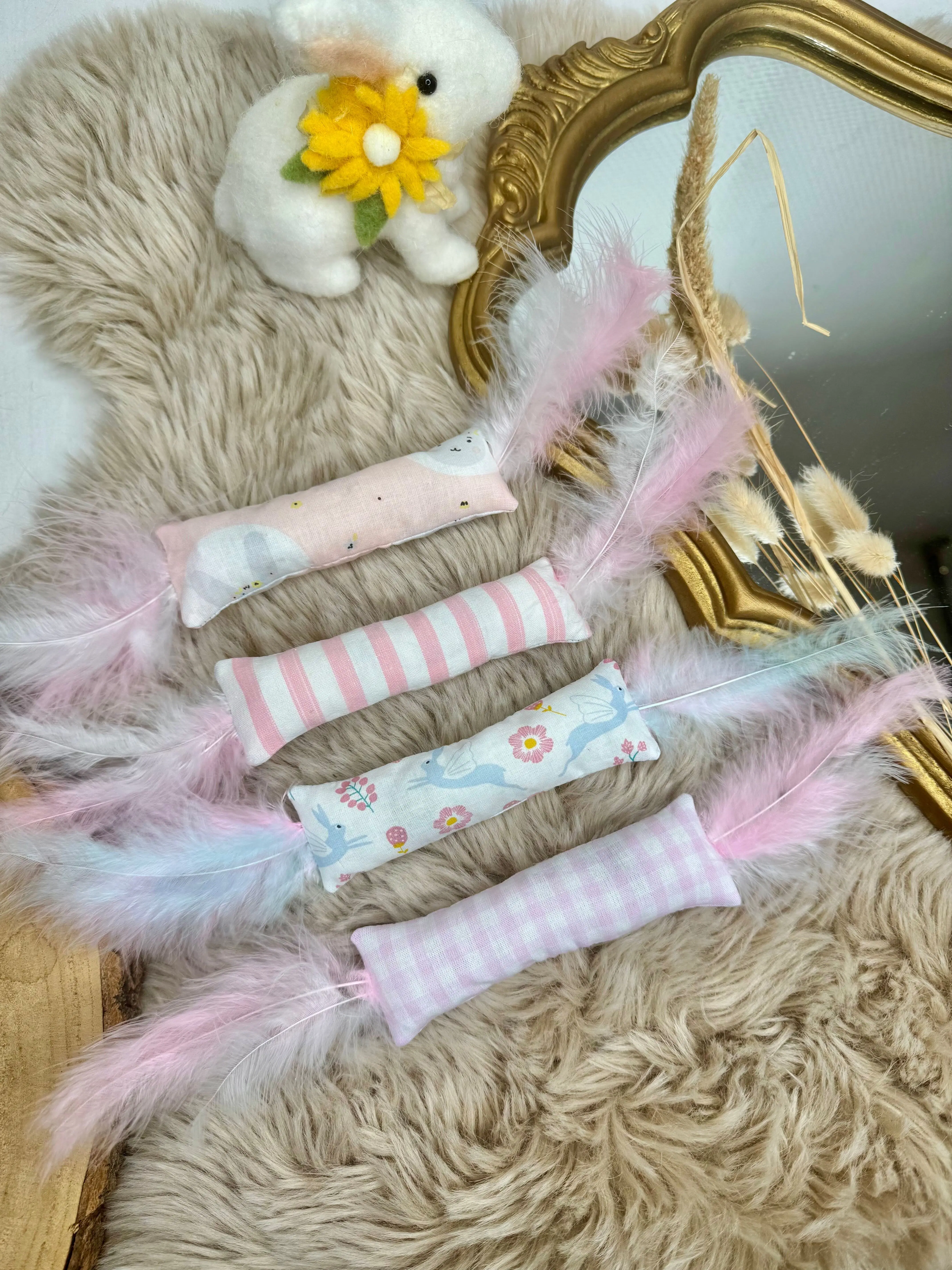 Easter Cou-Stick - catnip or valerian toy