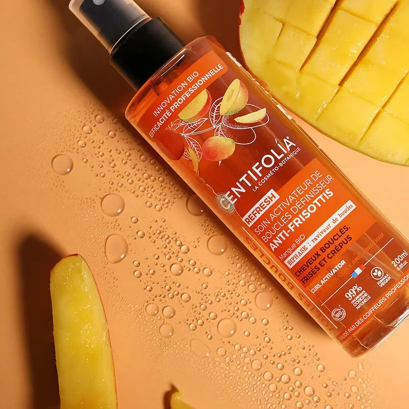 Organic anti-frizz curl activating treatment
