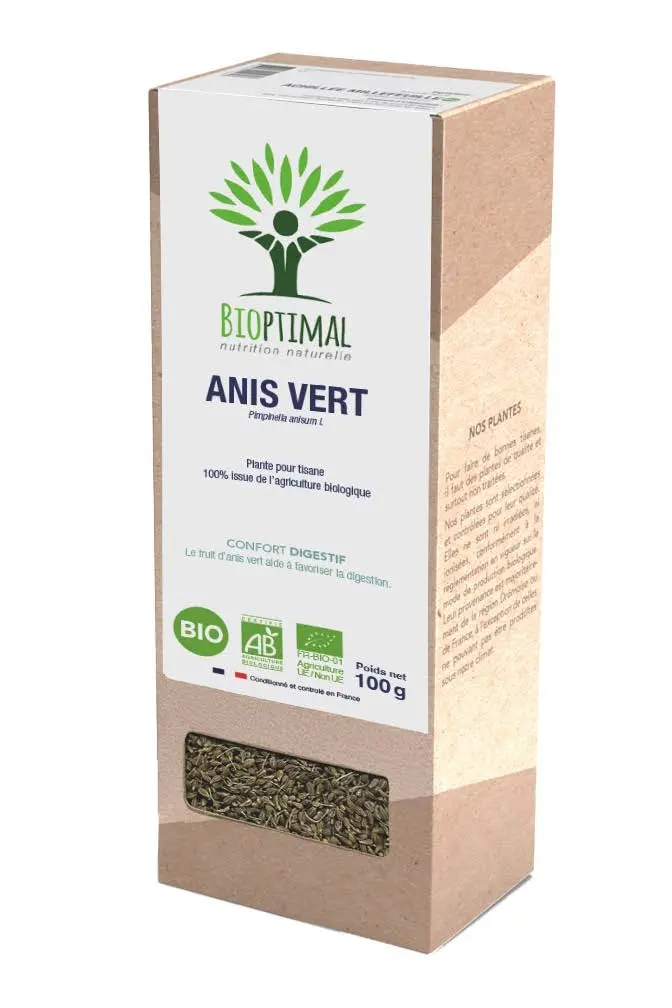 Anis vert Plante pour tisane Bio 100g