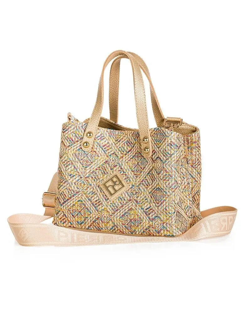 Hand Bag Elsa Straw Gold