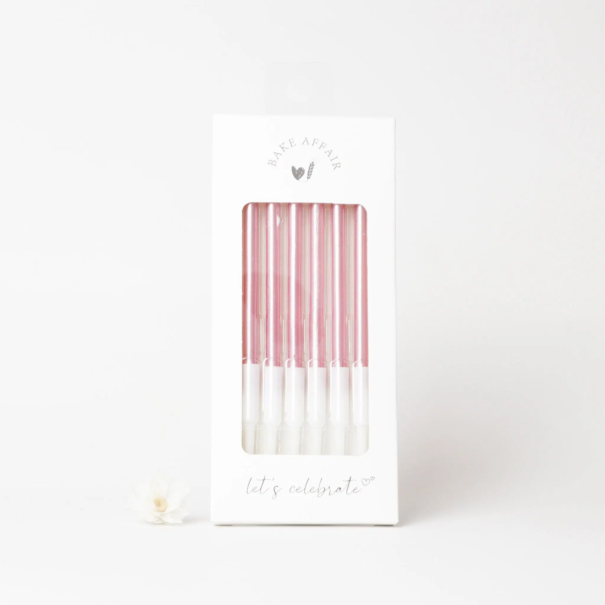 Geburtstagskerzen rosa