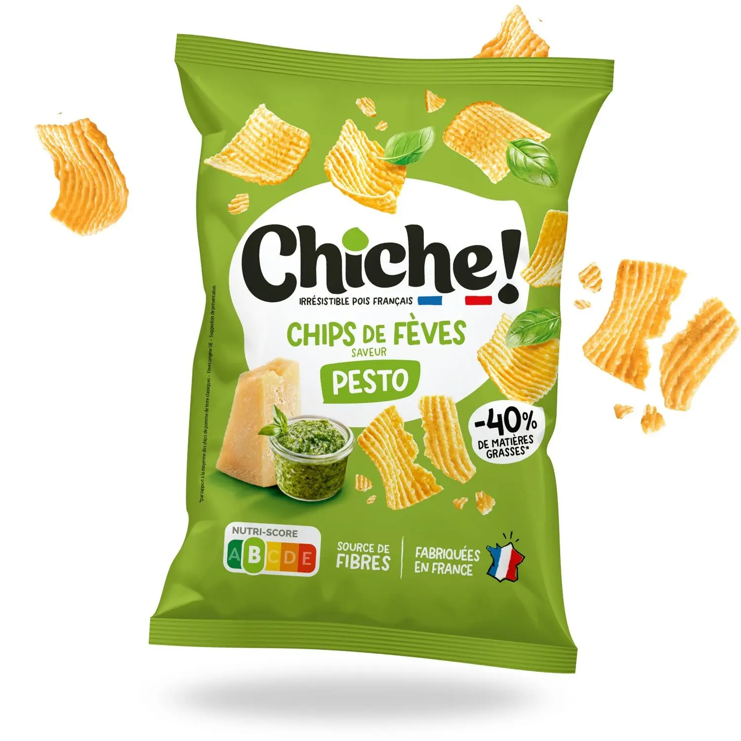 Fava Bean Chips - Pesto 100g
