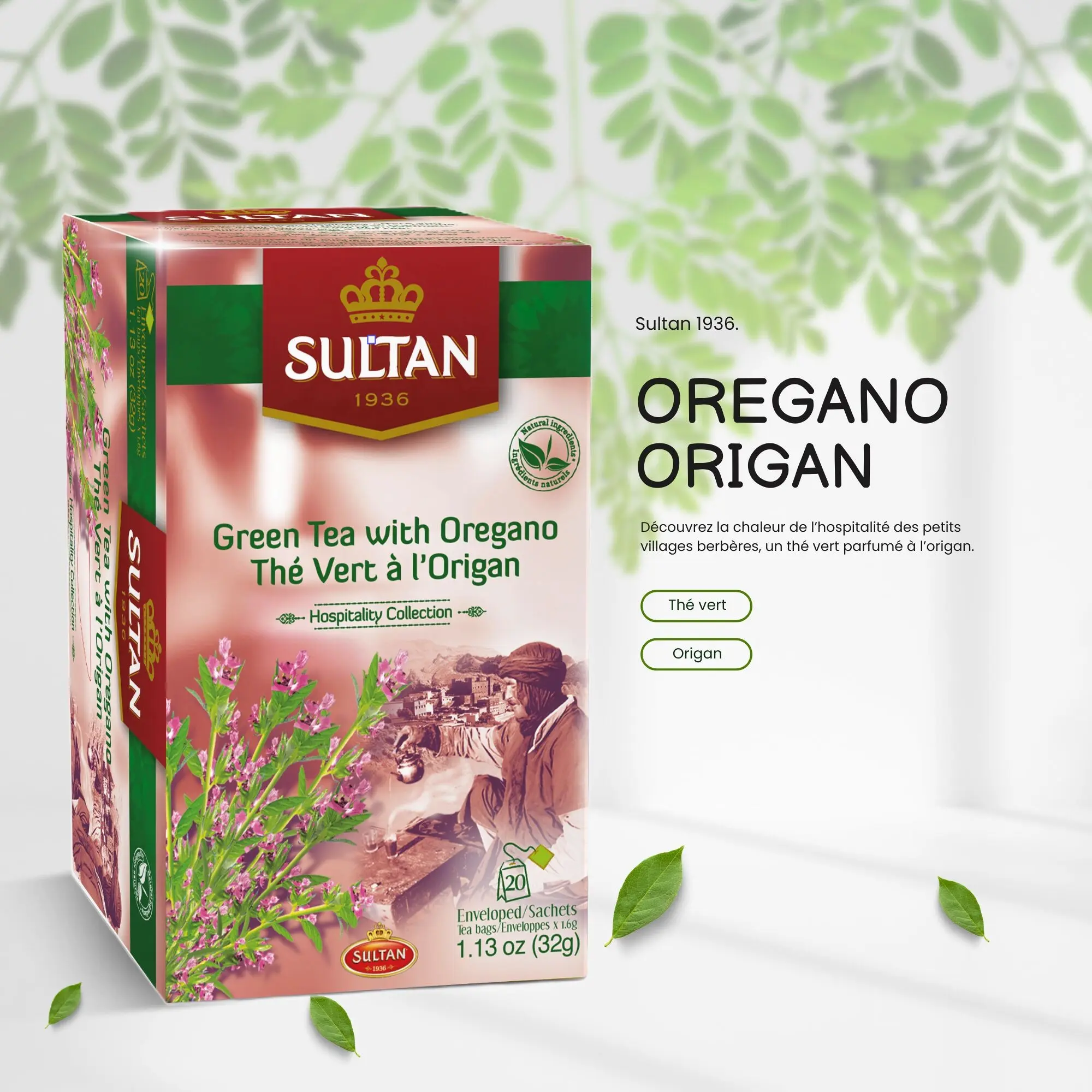 SULTAN GRÜNER TEE MIT OREGANO