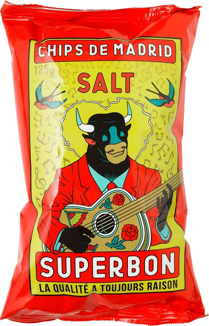 Superbon Chips De Madrid Salz 10 x 125 g
