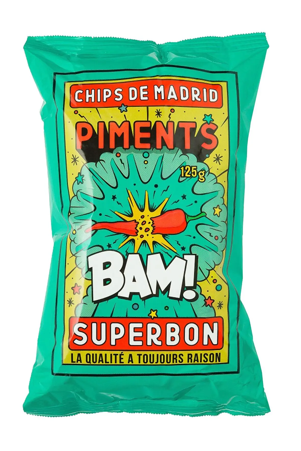 Superbon Chips de Madrid Pimento 10 x 125 g