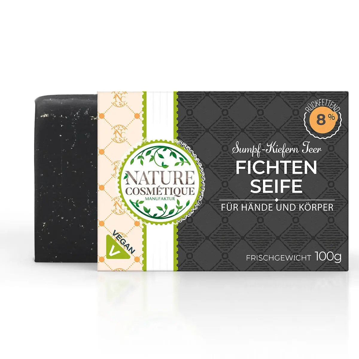 Fichten Seife mit Sumpf-Kiefern Teer - 100g
