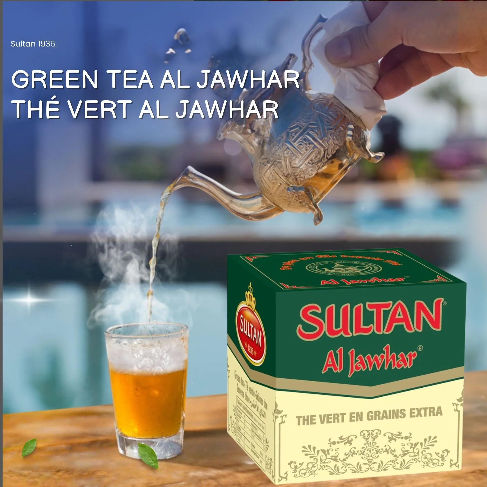 Marokkanischer Grüntee Sultan - Al Jawhar 500g