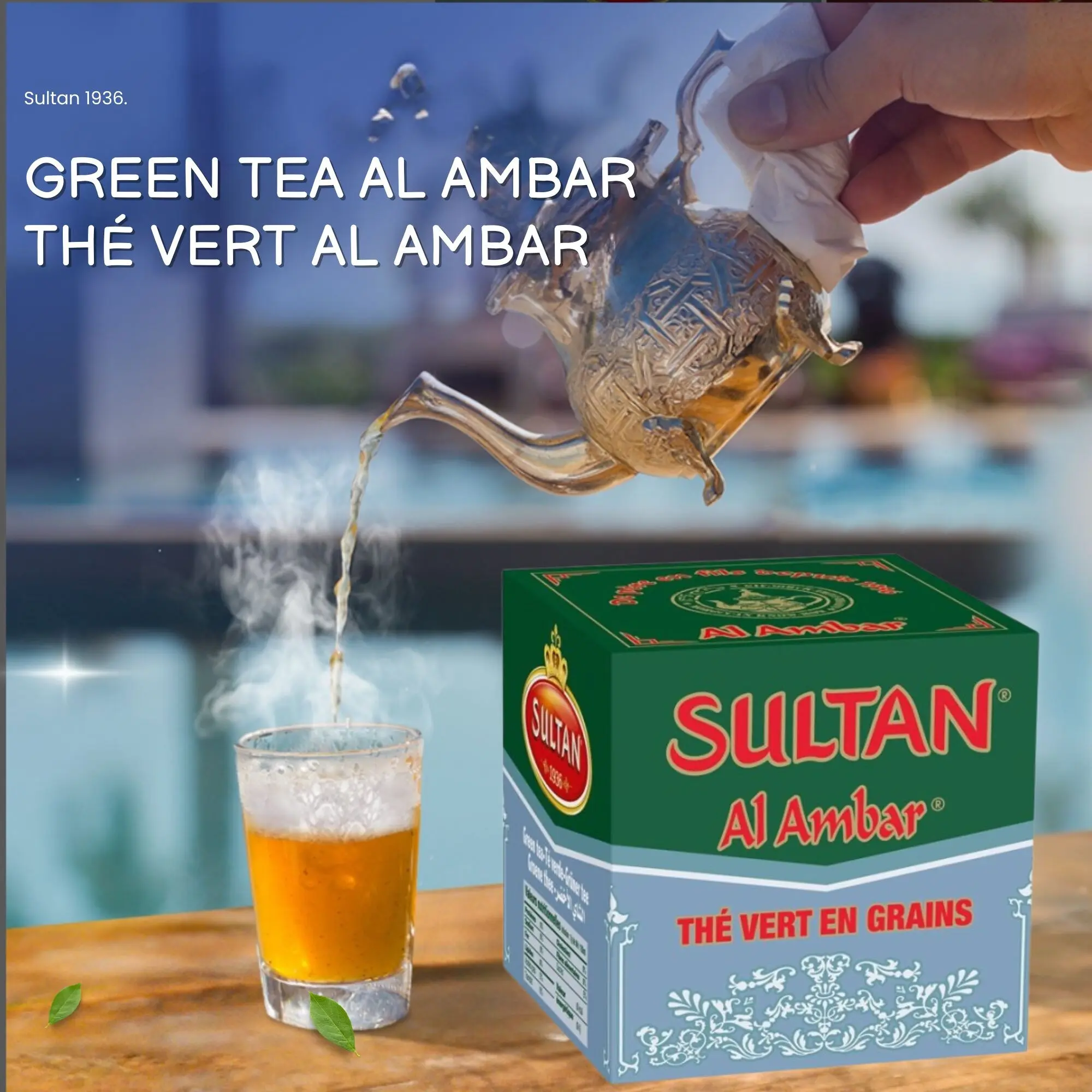 Marokkanischer Grüntee Sultan - Al Ambar 500g