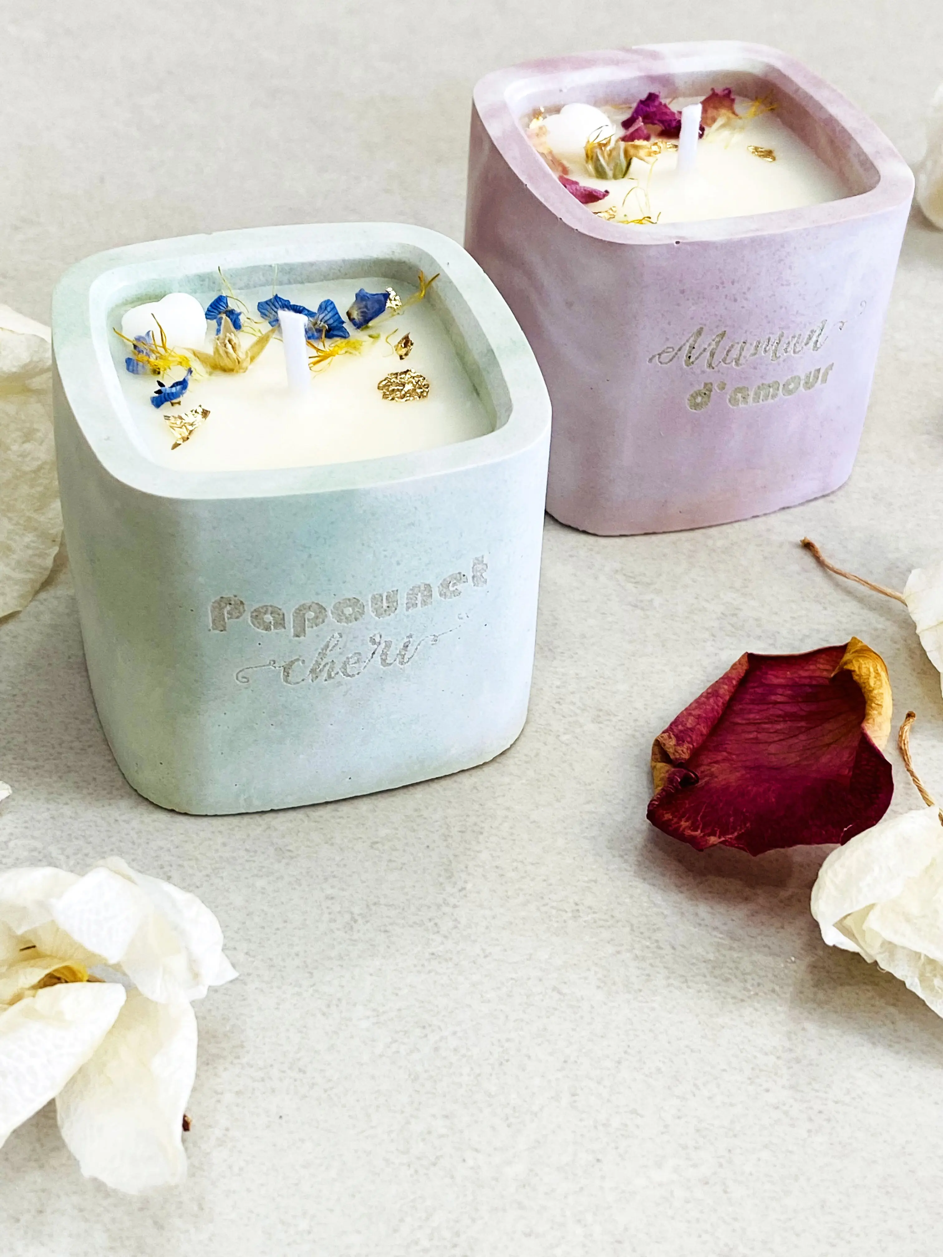 Scented Flower Candle Happy Mother's Day, Grandma or Godmother 🌸✨