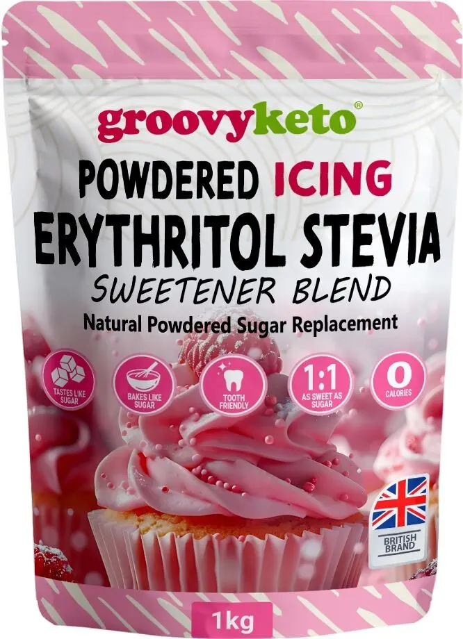Groovy Keto Powdered Erythritol & Stevia Blend (1kg)