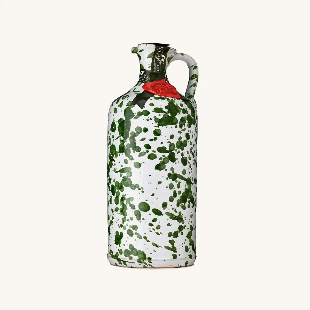 Aceite de Oliva Virgen Extra en Tarro Cerámica Fantasia Green Galantino 100ml