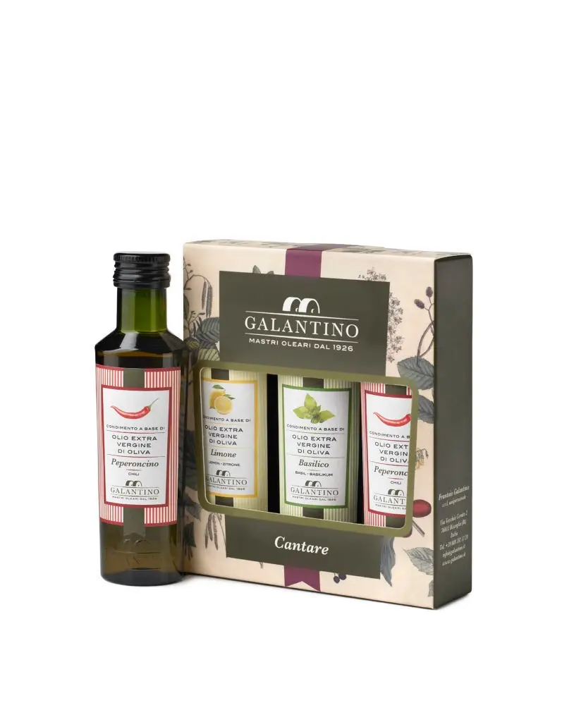 Trío de aceites sazonados Galantino 3 x 100 ml