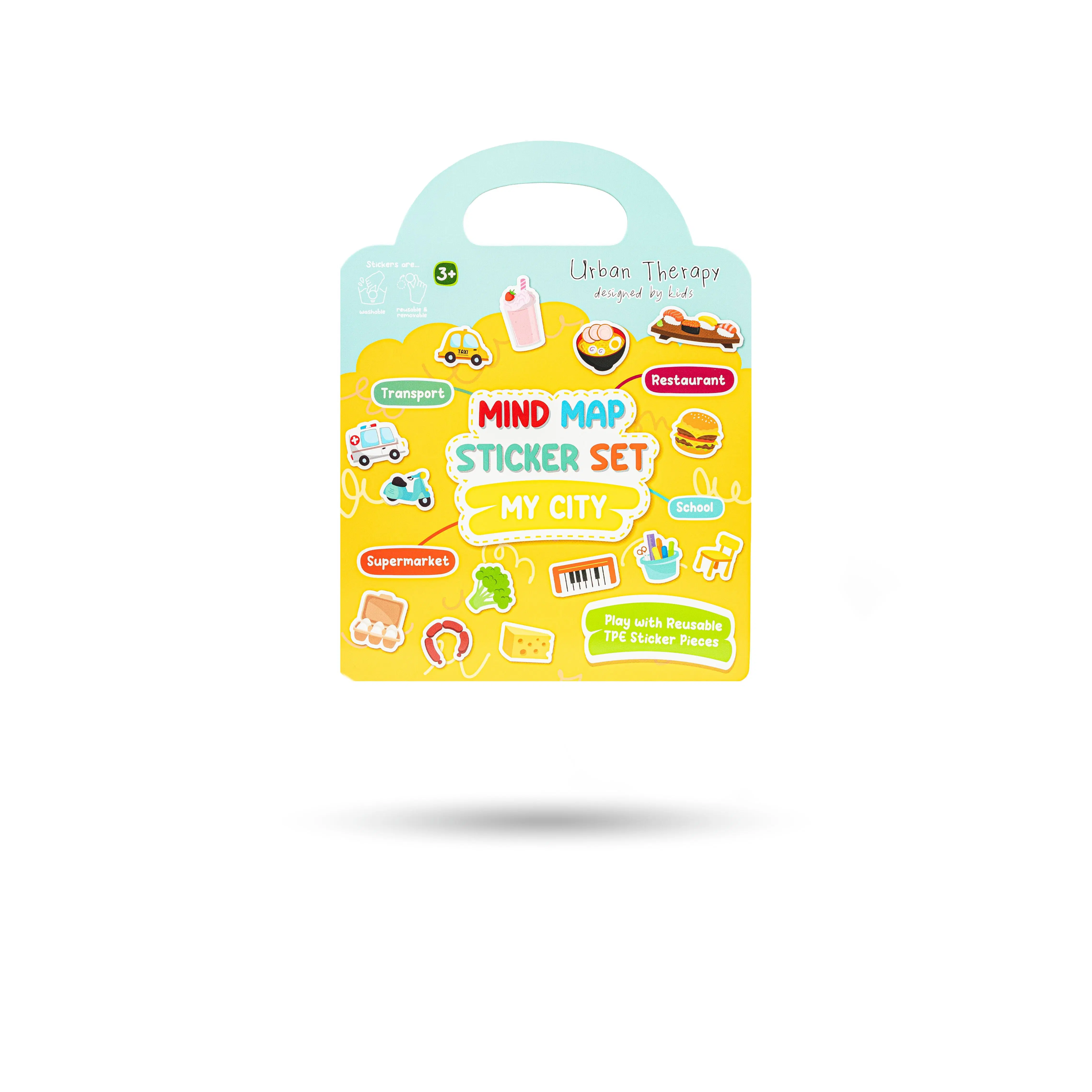 My City Mind Map Sticker Set - UT Stationary Kids