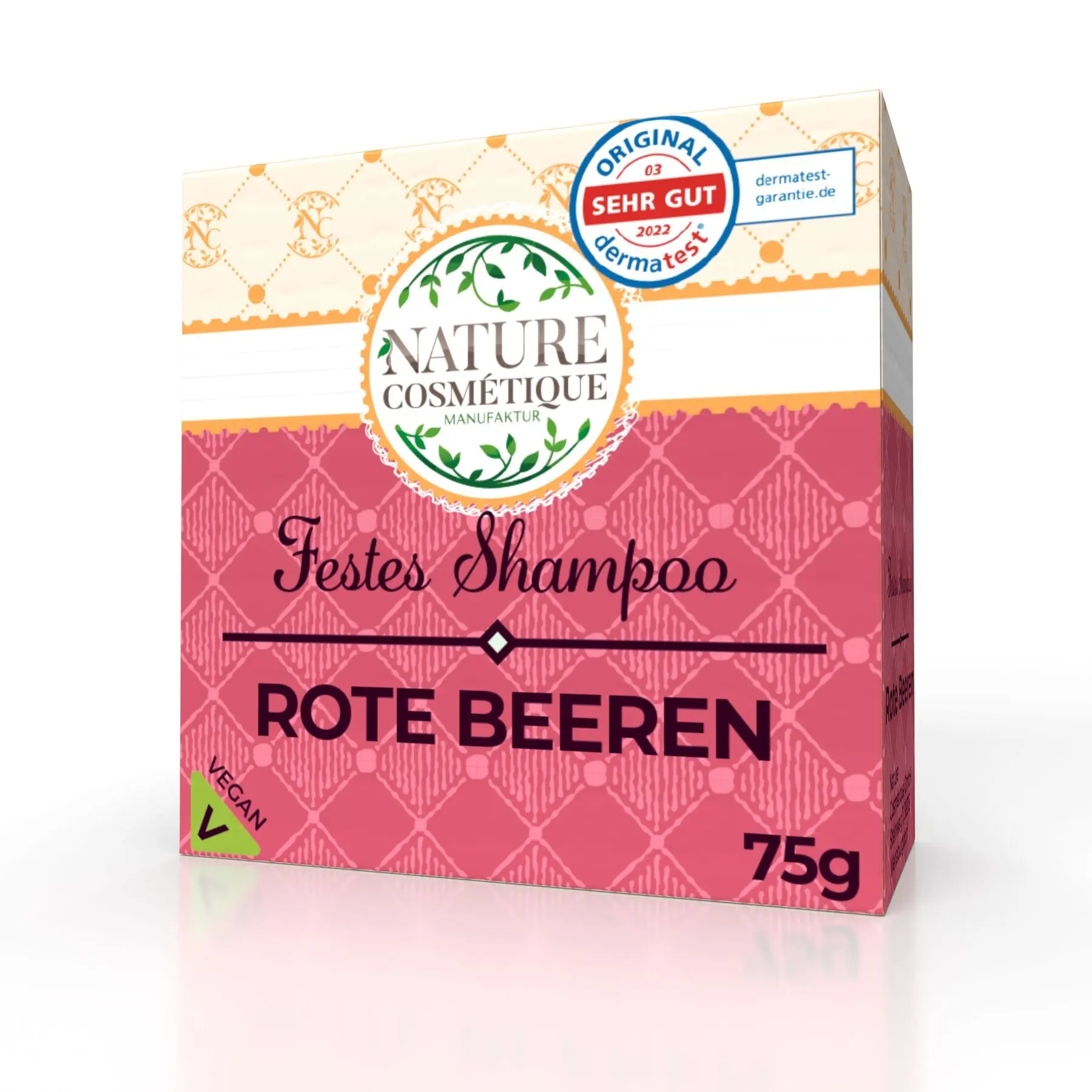 Festes Shampoo rote Beere - 75g