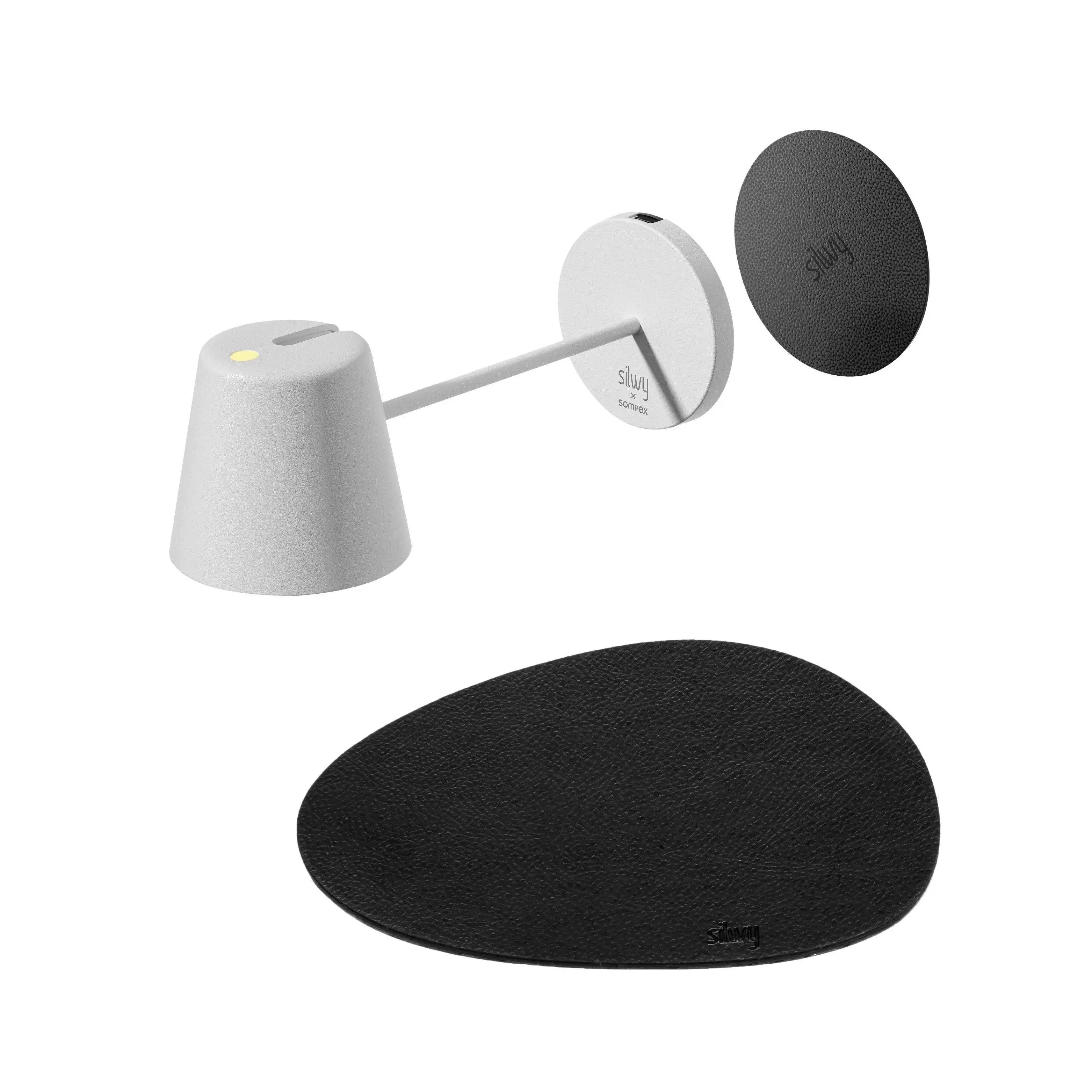 Magnetic light PORTOFINO WHITE incl.Placemat