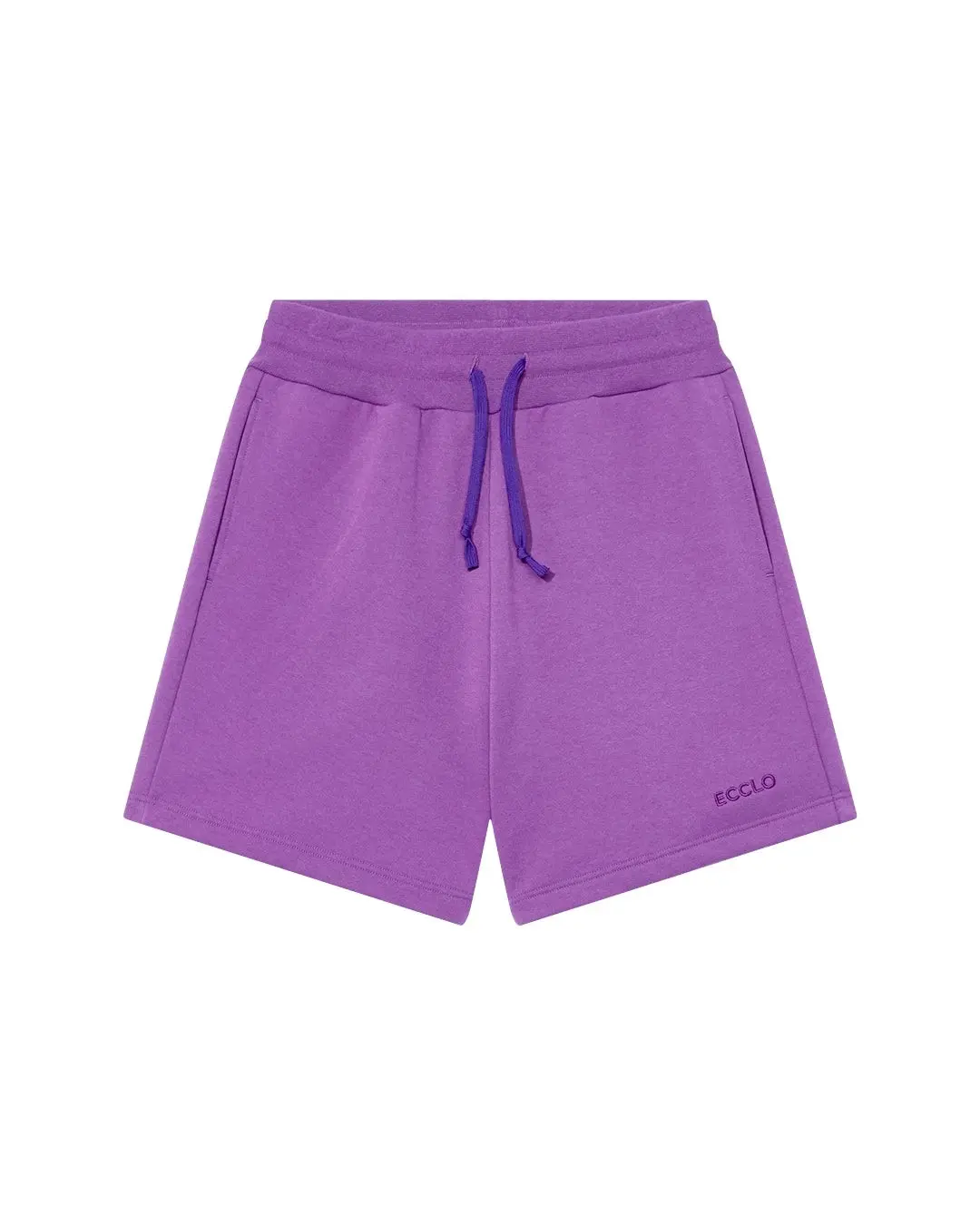 Pantalones cortos morados reciclados - Fabricados en Francia