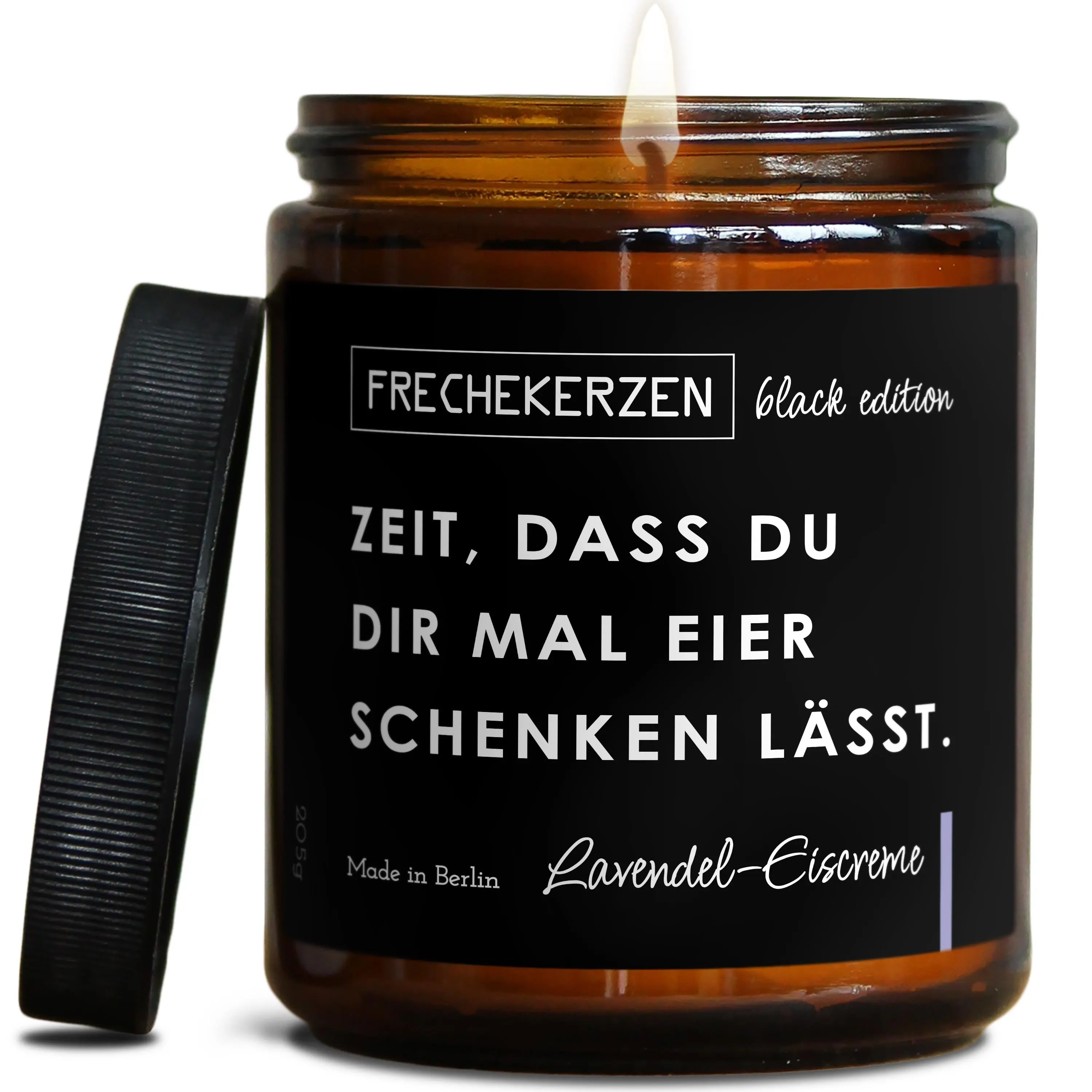 Scented candle with saying | Time to get some eggs.
