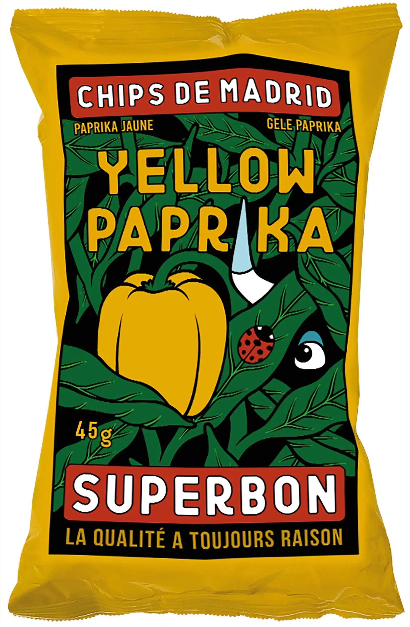 Superbon Chips de Madrid Gelbe Paprika 25 x 45 g Einzelportionsbeutel