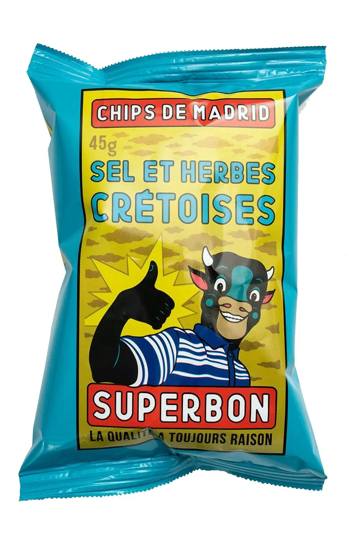 Superbon Chips de Madrid Salz & Kretische Kräuter 25 x 45 g Einzelportionsbeutel