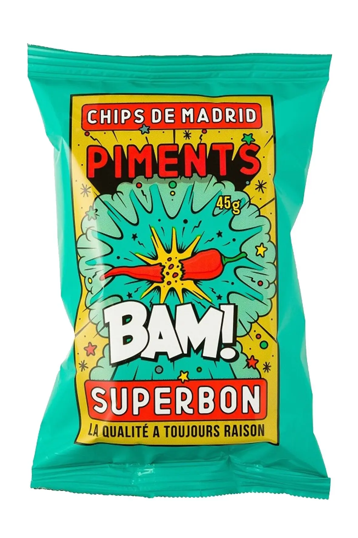 Superbon Chips de Madrid Pimento, 25 x 45 g Einzelportionsbeutel