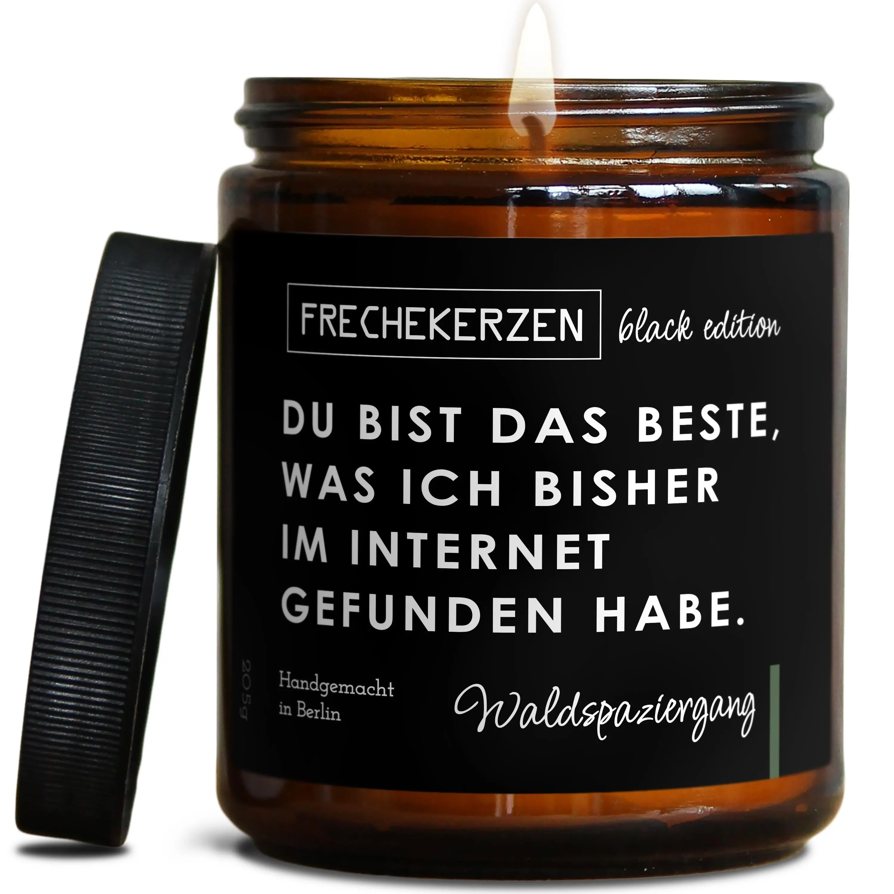 Candle with saying | You are the best thing I have found on the internet so far.