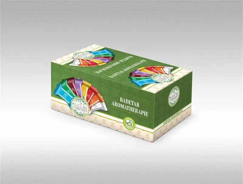 Aromatherapie Badetabs im 28er Tray - Mix