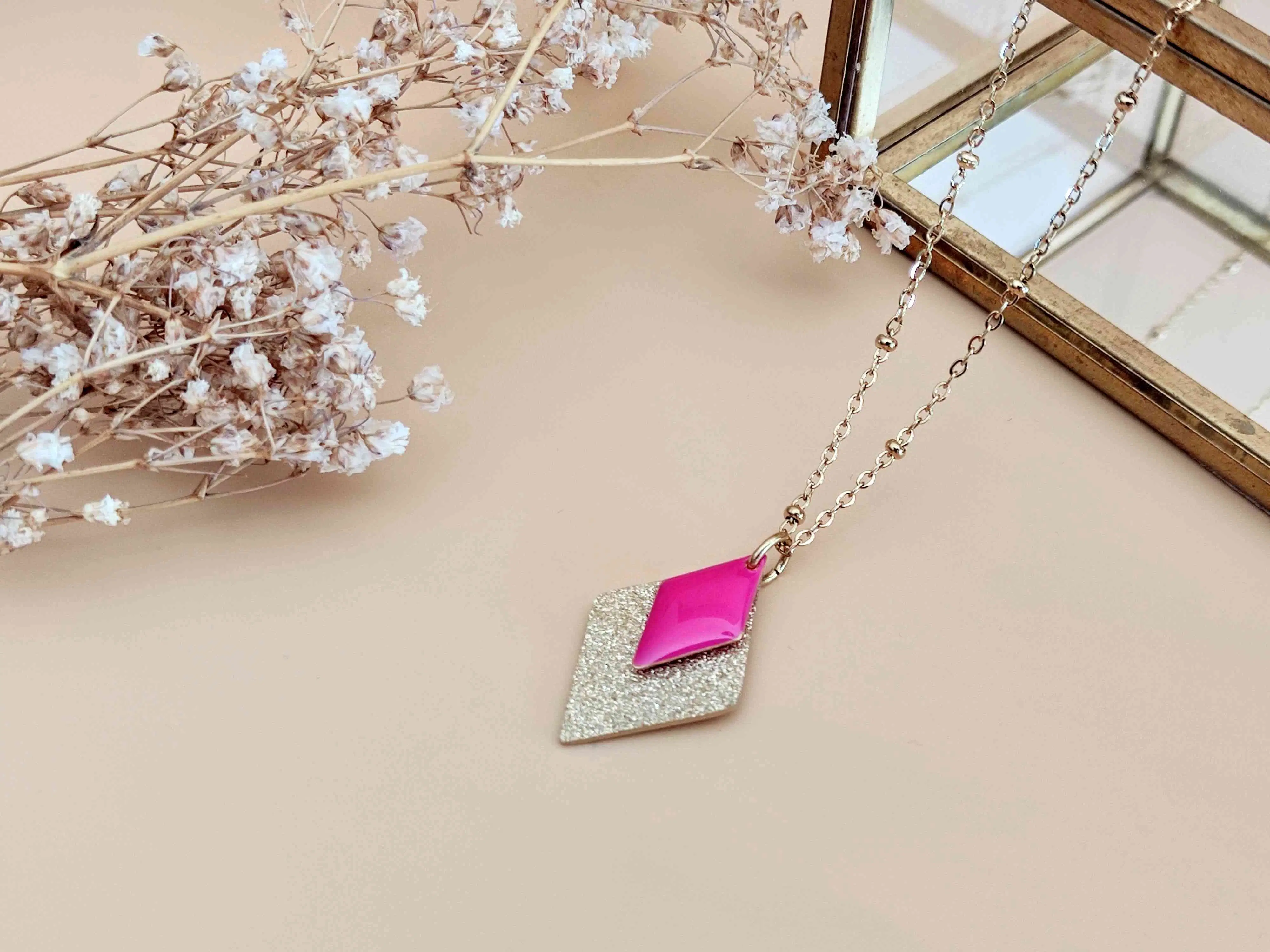 The Scintillante Pink Diamond Pendant Necklace