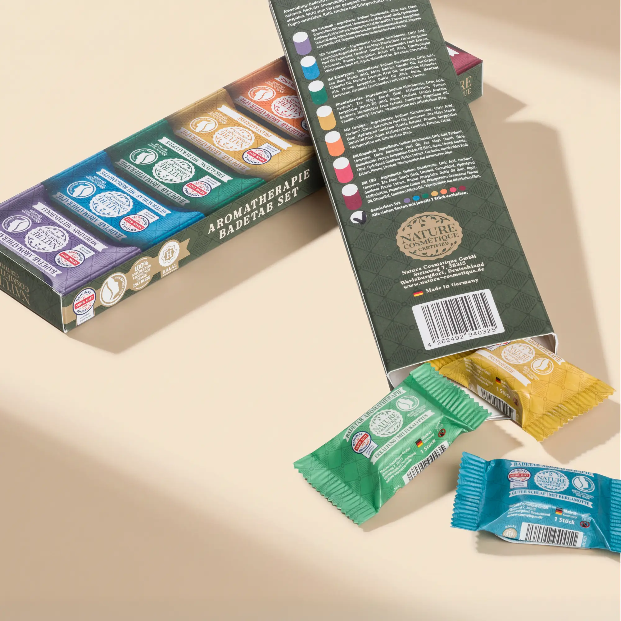Aromatherapie Badetabs 7er Set - Mix
