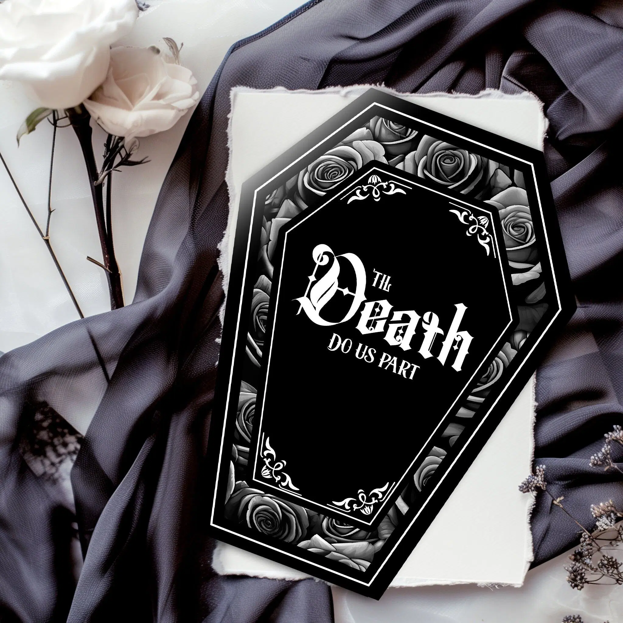 Til Death Do Us Part Romance Card