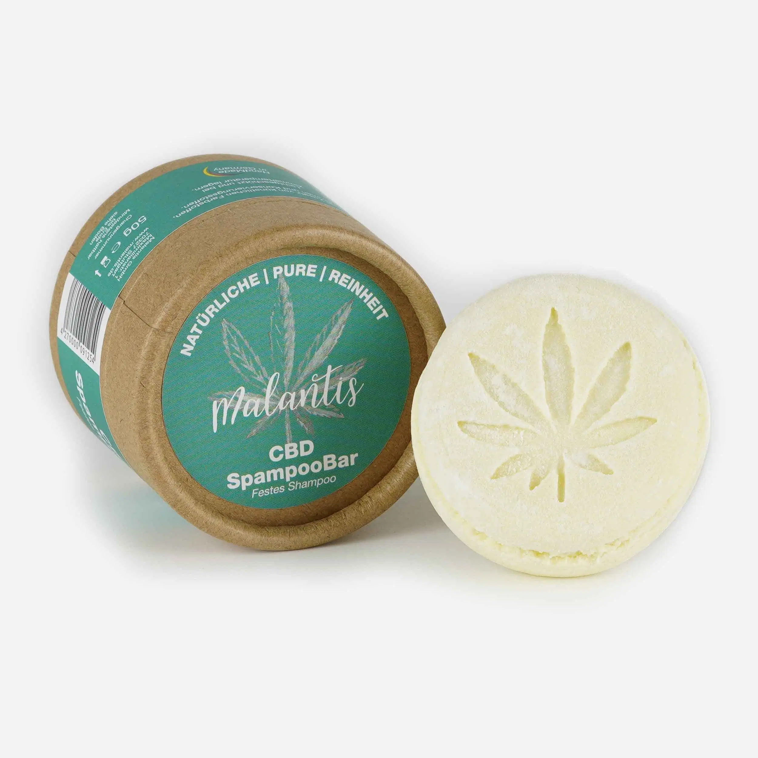 Malantis ShampooBar | Festes Shampoo Bar für empfindliche Kopfhaut | 100% Naturkosmetik