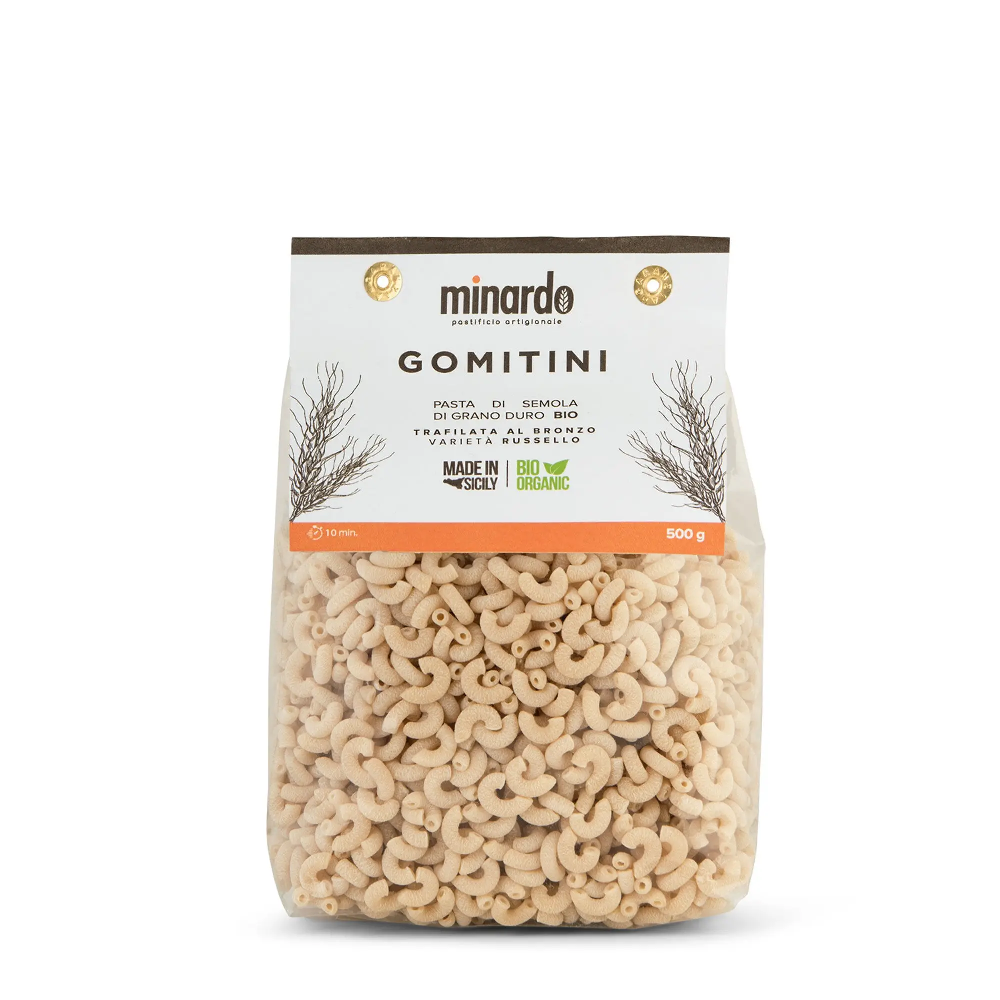 Gomitini - Organic durum wheat semolina pasta - 500 gr