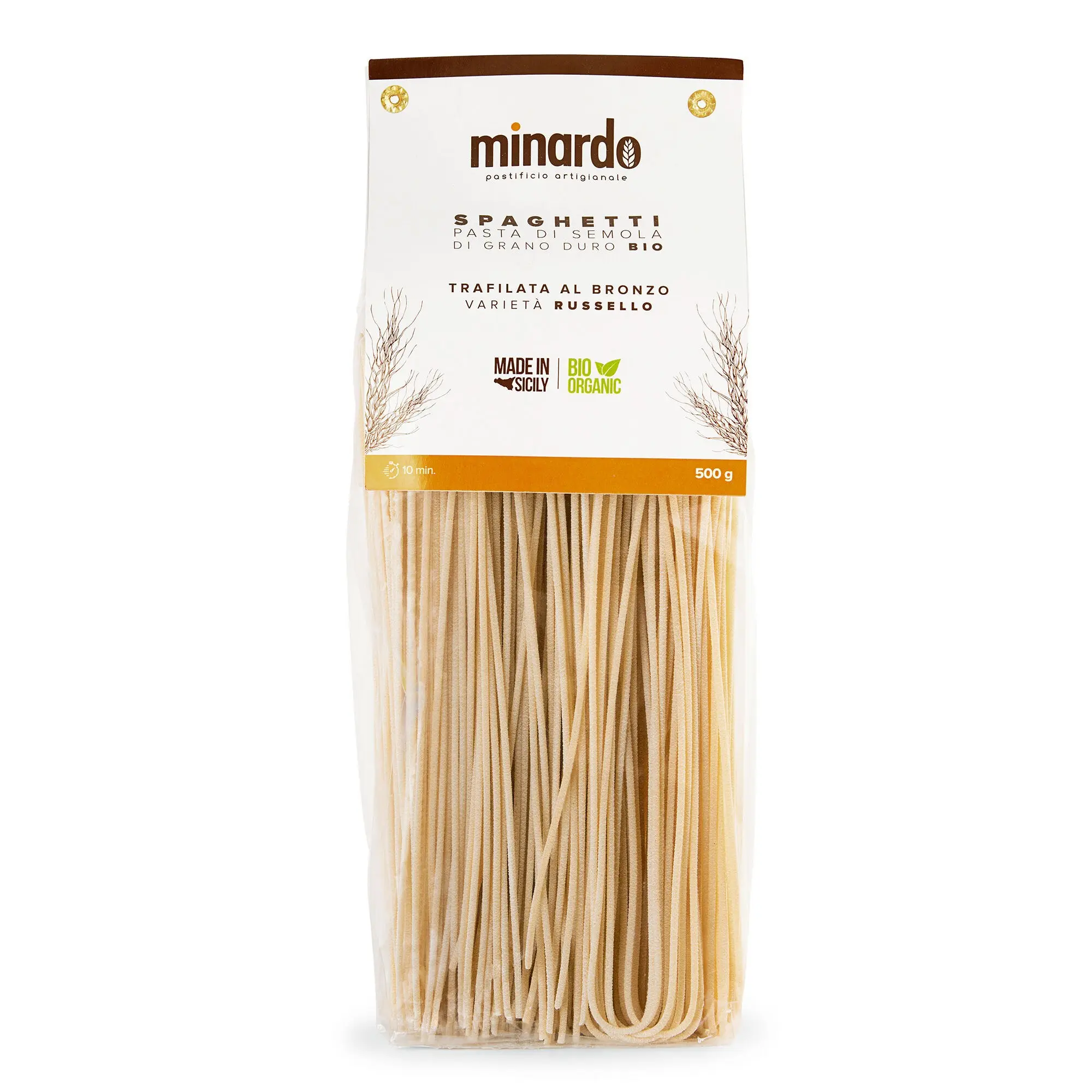 Spaghetti n.3 - Organic durum wheat semolina pasta - 500 gr