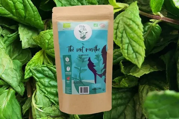 Grüner Minztee - Frische Minze - 80 g loser Teebeutel