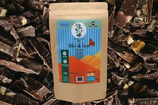 Schwarzer Tee mit gesalzener Karamell-Schokolade – Kakaogenuss – 80 g lose Tüte