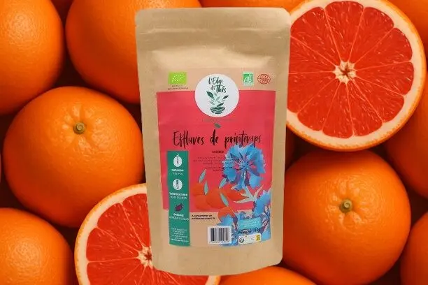 Grapefruit Rooibos - Düfte des Frühlings - 80g Großpackung