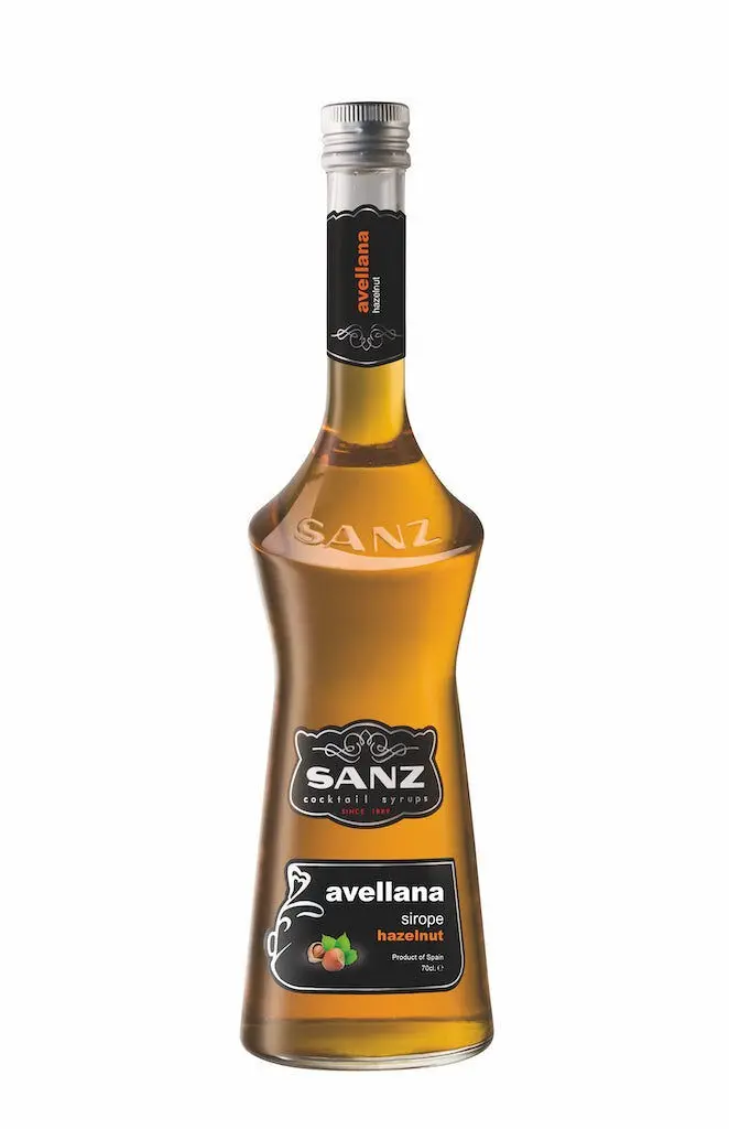 Sanz Hazelnut Syrup 0.7l – alcohol-free, with natural hazelnut flavor